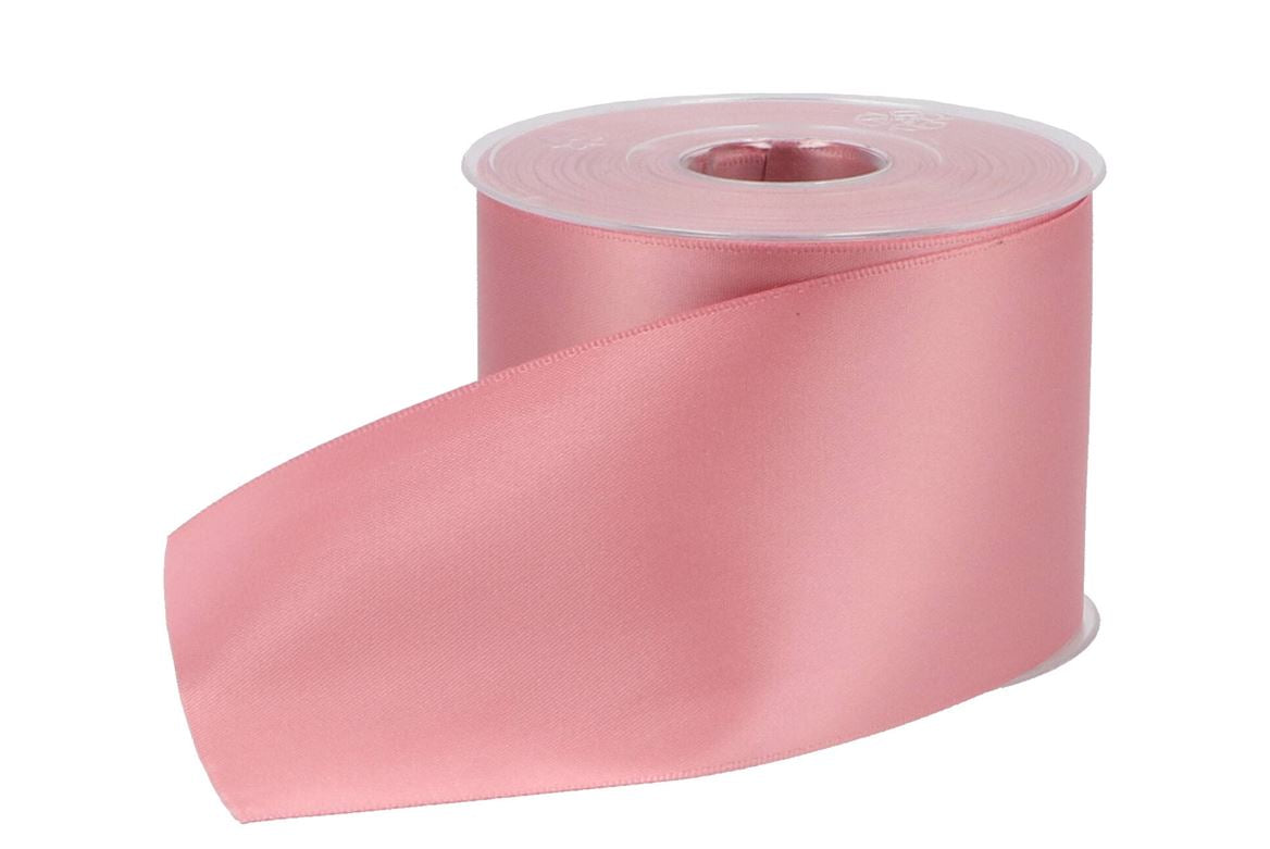 Ribbon Grave Double Satin 20 Mauve 77mmx25m P/1