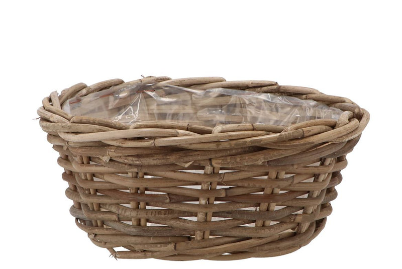 Rattan Ivy Basket Low 30x13cm