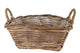 Rattan Ivy Pot Square 35x15cm