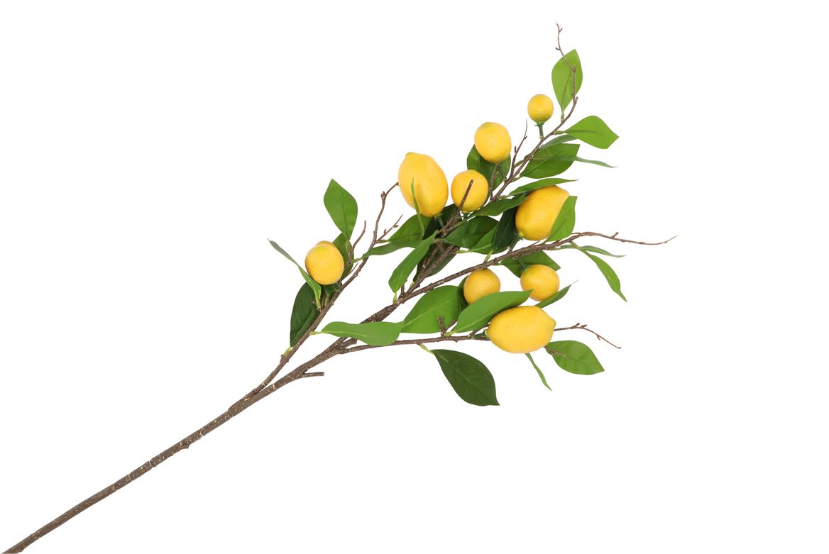 Silk Lemon Branch Yellow 90cm