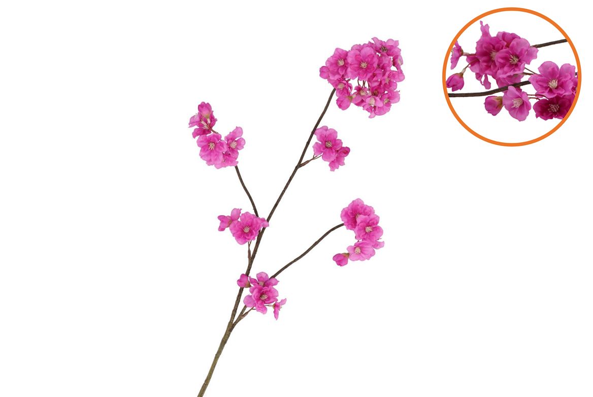 Silk Cherry Blossom Purple 85cm Nm