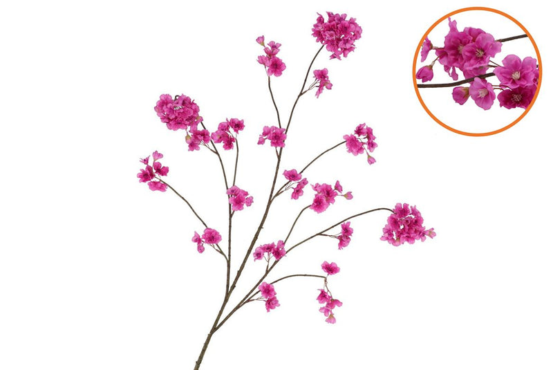 Silk Cherry Blossom Purple 126cm Nm