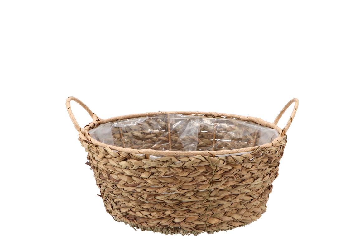 Seagrass Levi Bowl Basket Natural 26x11cm