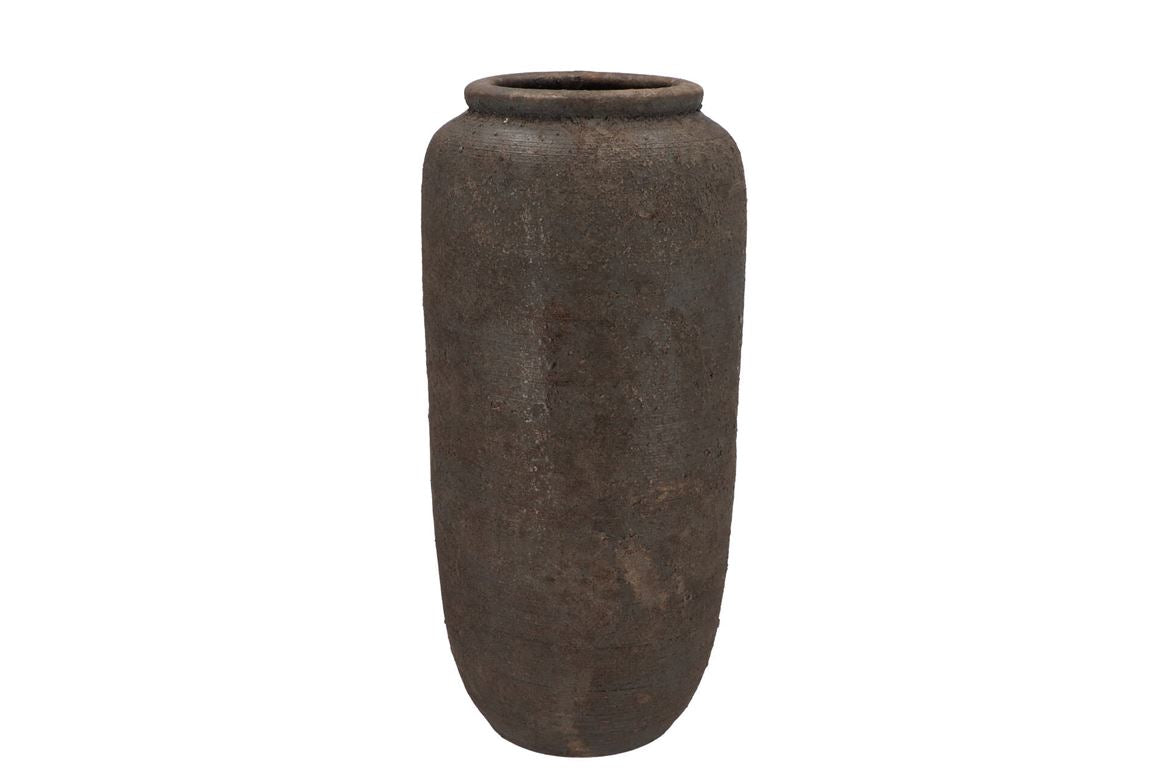 Batu Grey Jug Vase 20x42cm