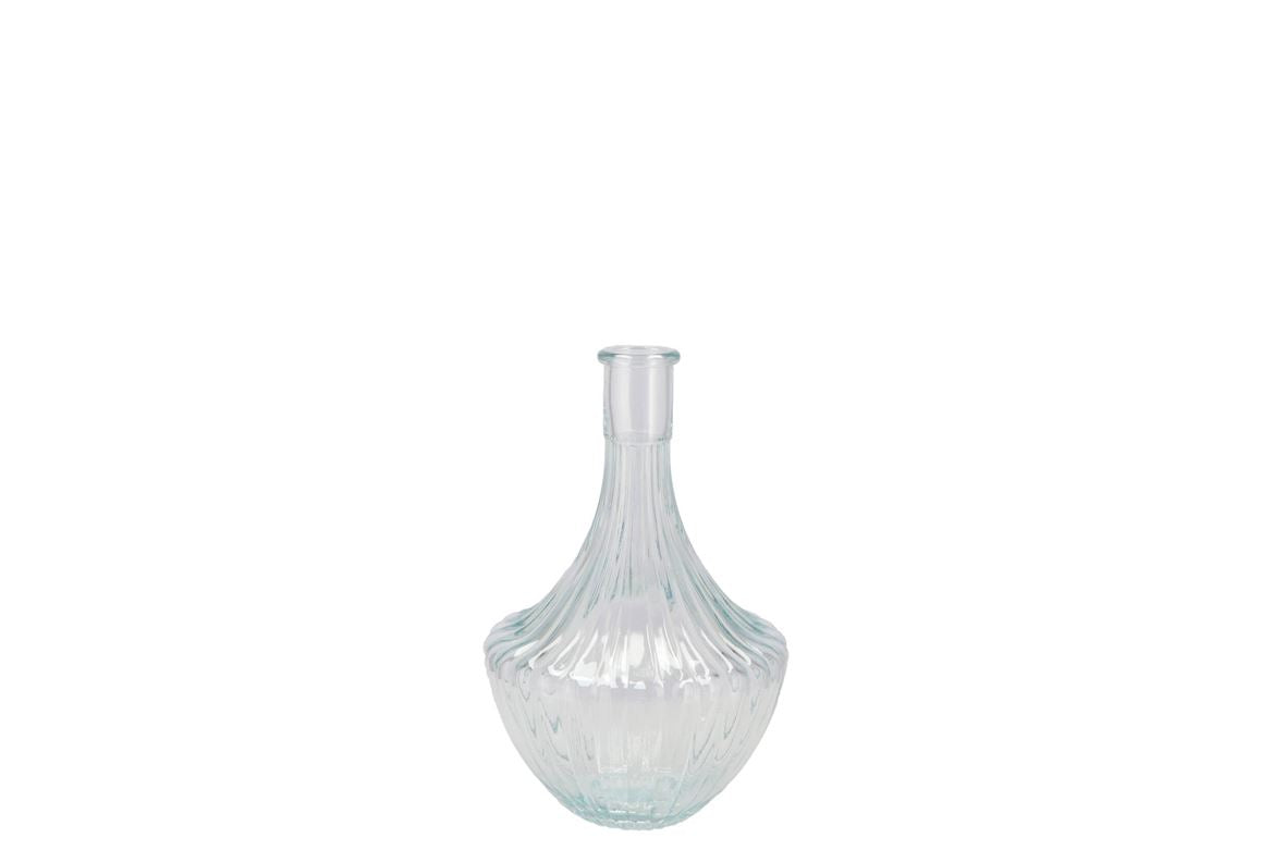 Dayah Transparent Glass Vase 17x24cm Nm