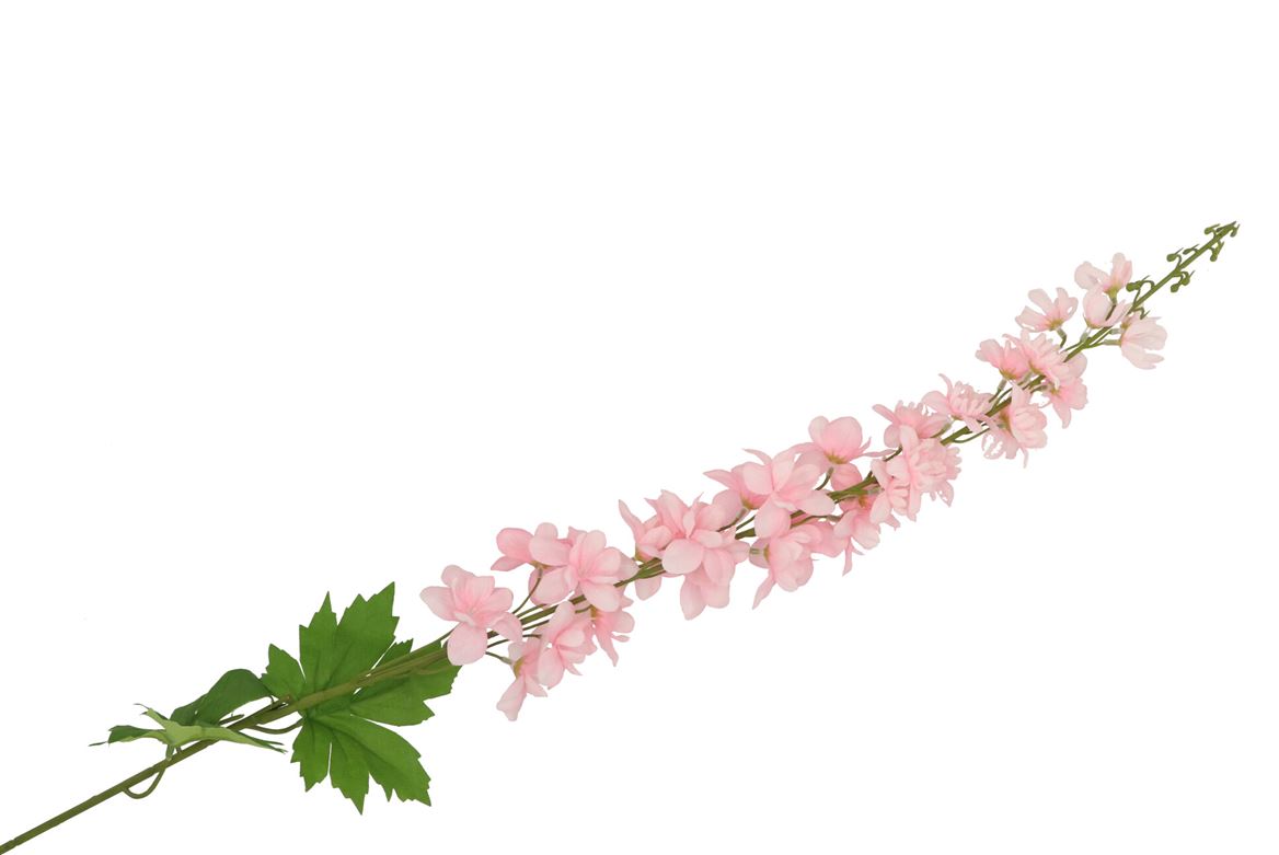 Silk Delphinium Tak Light Pink 115cm Nm