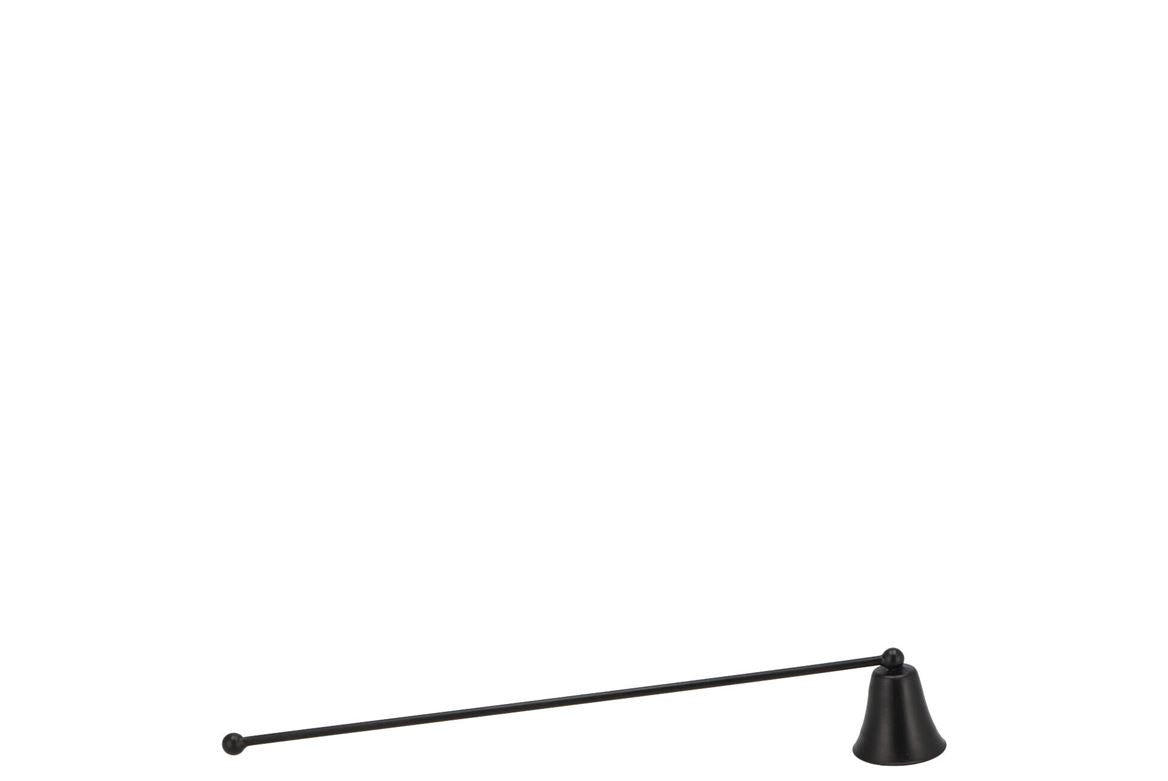 Candle Snuffer Black Metal 4x28x4cm