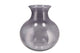 Mira Smoke Glass Cone Neck Sphere Vase 32x32x32cm