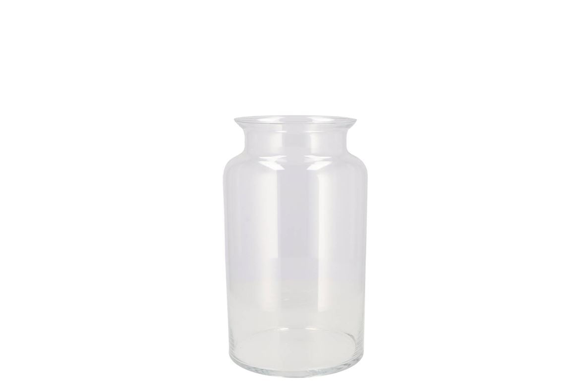 Glas Mouthblown Milk Bottle 19x19cm