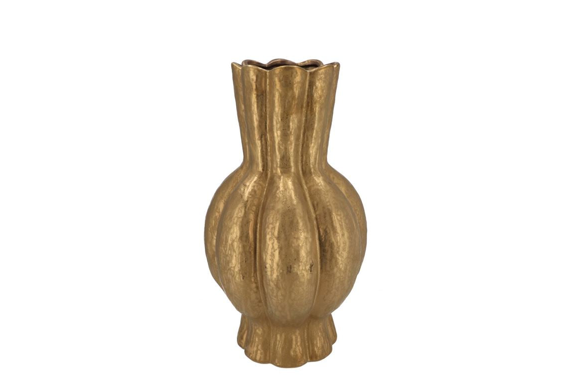 Garlic Gold High Vase 17x30cm Nm