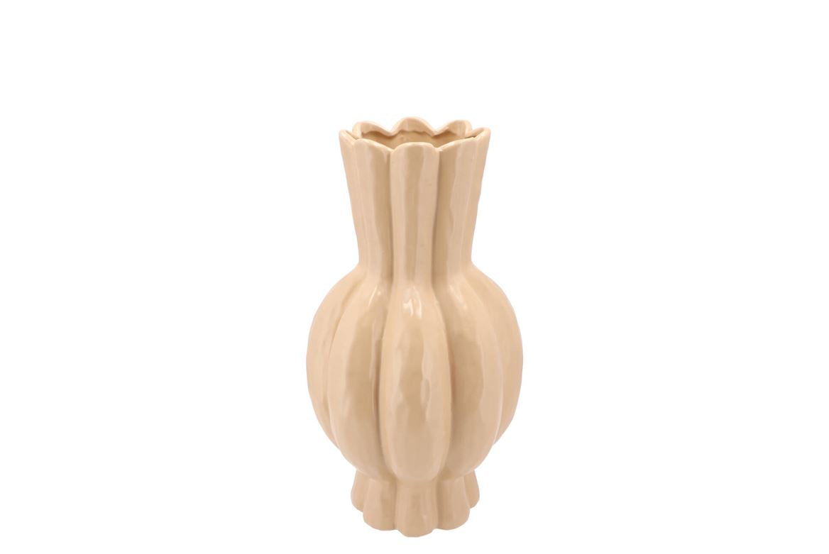 Garlic Sand High Vase 17x30cm Nm