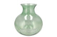 Mira Green Glass Cone Neck Sphere Vase 25x25x27cm