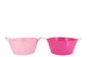 Zinc Basic Fuchsia/pink Ears Bowl 30x14cm