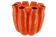 Luna Orange Tube Vase 28x28cm Nm