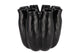 Luna Black Tube Vase 24x24cm Nm