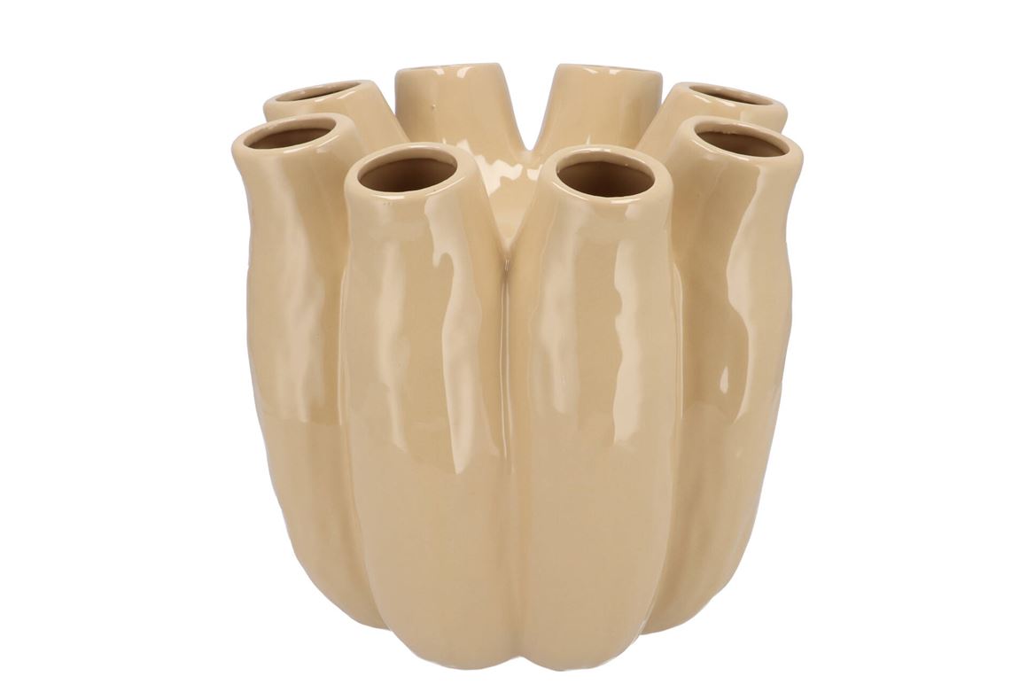 Luna Sand Tube Vase 24x24cm Nm