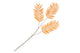 Silk Palm Leaf Orange 87cm Nm