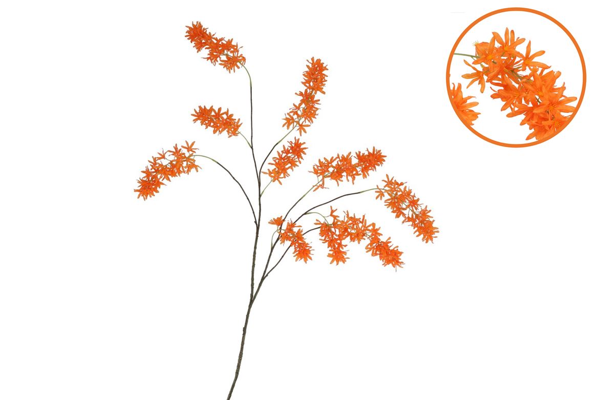 Silk Wisteria Orange 130cm Nm