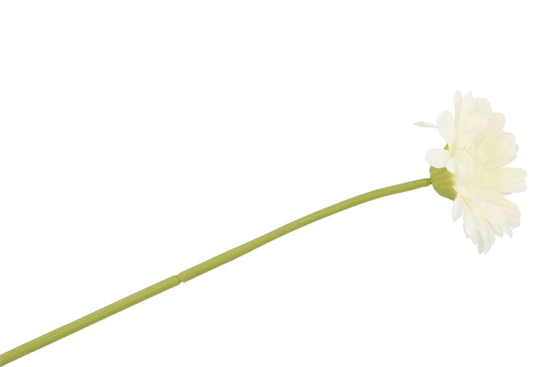 Silk Gerbera White 72cm Nm