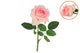 Silk Rose Real Touch Open Light Pink 43cm Nm