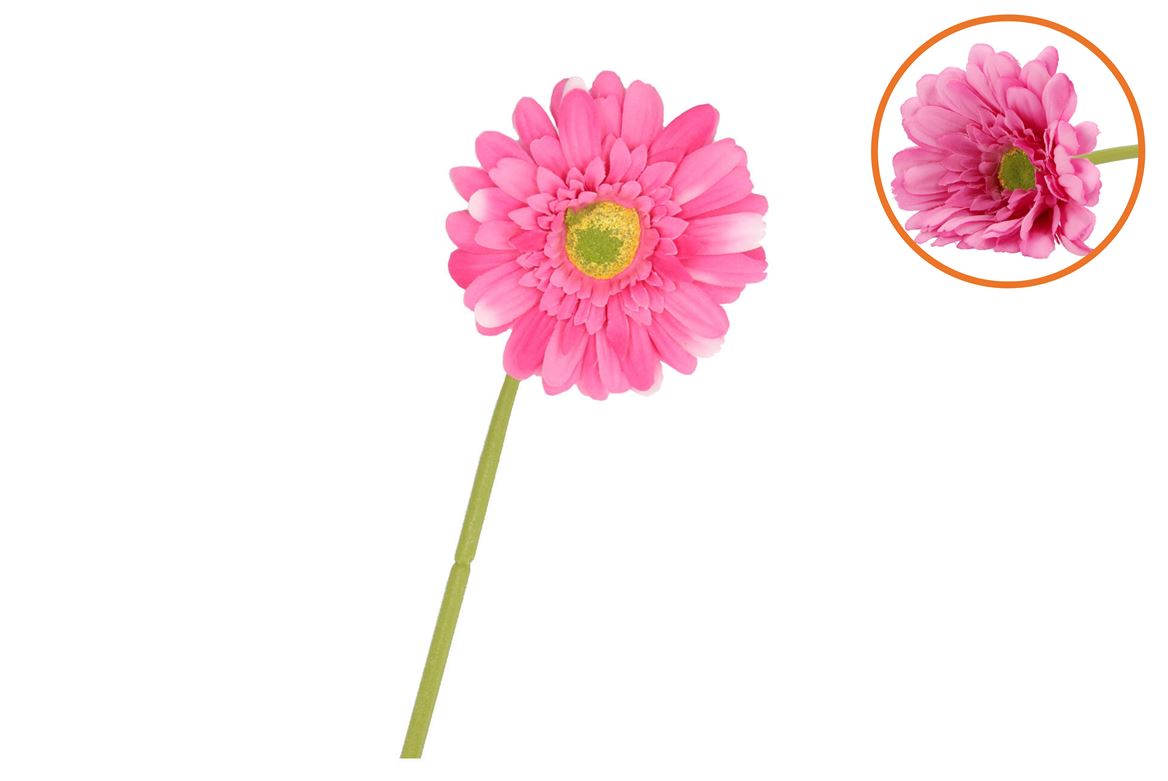 Silk Gerbera Pink 72cm Nm