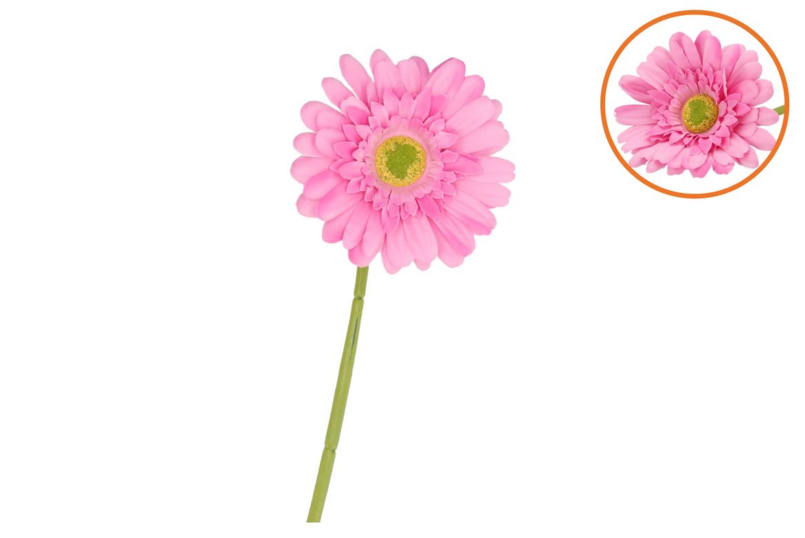 Silk Gerbera Light Purple 72cm