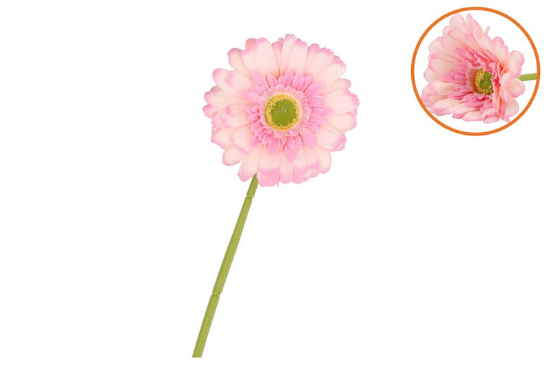 Silk Gerbera Light Pink 72cm Nm