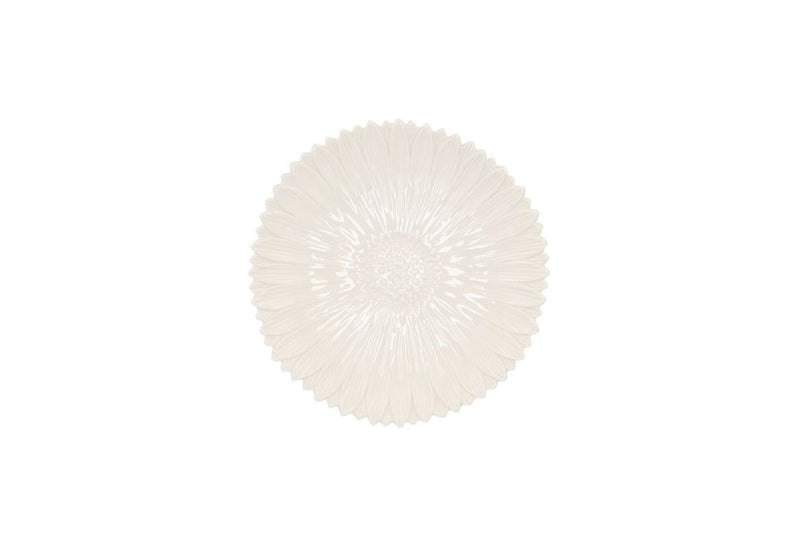 Bloom Daisy Plate White 11x11x2cm