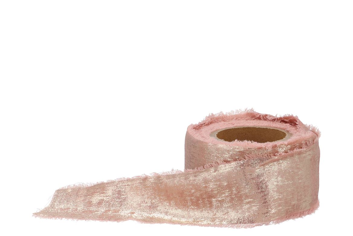 Ribbon Glam Raw Pink 10mx40mm