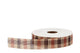 Ribbon Checkered Brown 15mx25mm Nm