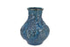 Inga Grape Blue Vase Active Glaze 24x24x27cm Nm