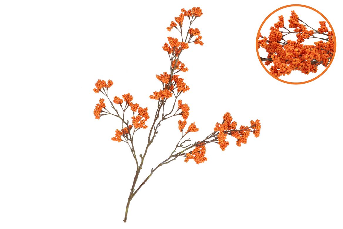 Silk Berry Spice Orange 108cm