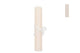 Frosty Ivory Mix Taper Candle 2x25cm