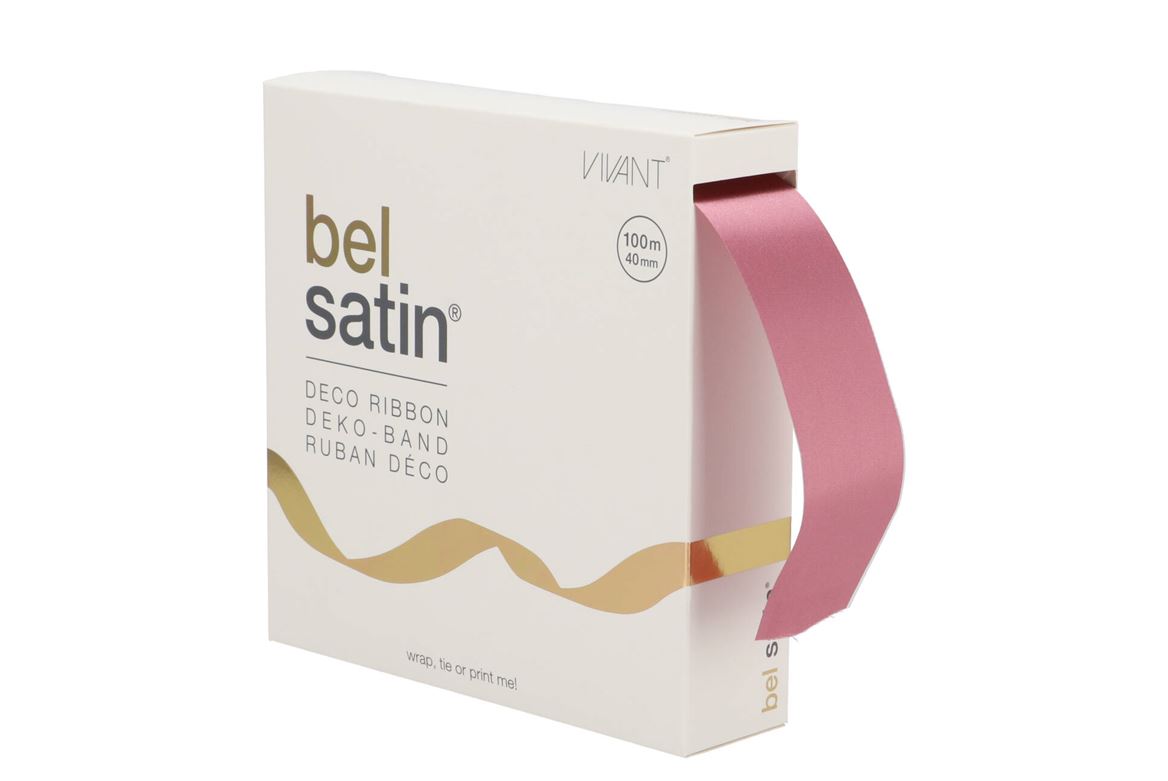 Ribbon Satin 16 Old Pink 100mx40mm P/1