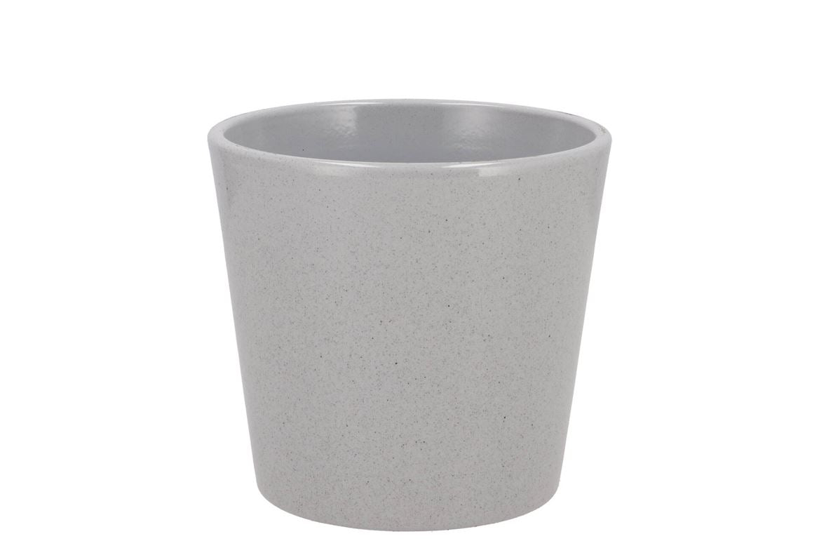 Ceramic Grey Stone Pot Orchid 14cm