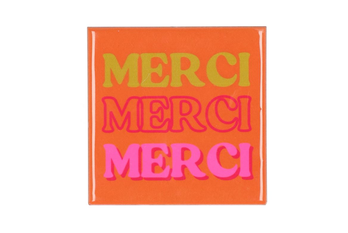 Tile Merci Orange 10x10x1cm