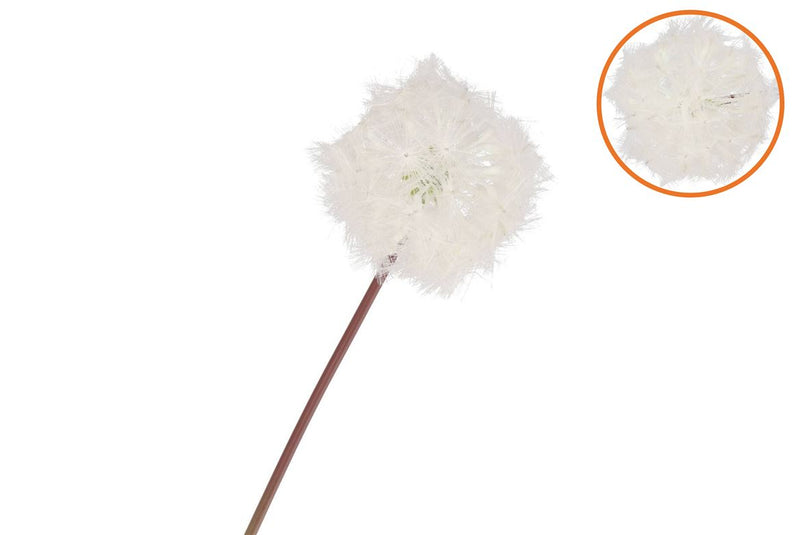 Silk Dandelion White 65cm