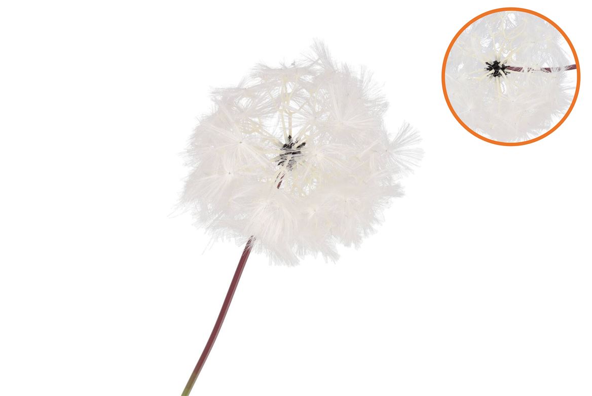 Silk Dandelion White 91cm