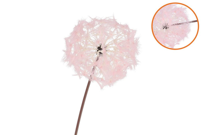 Silk Dandelion Pink 91cm