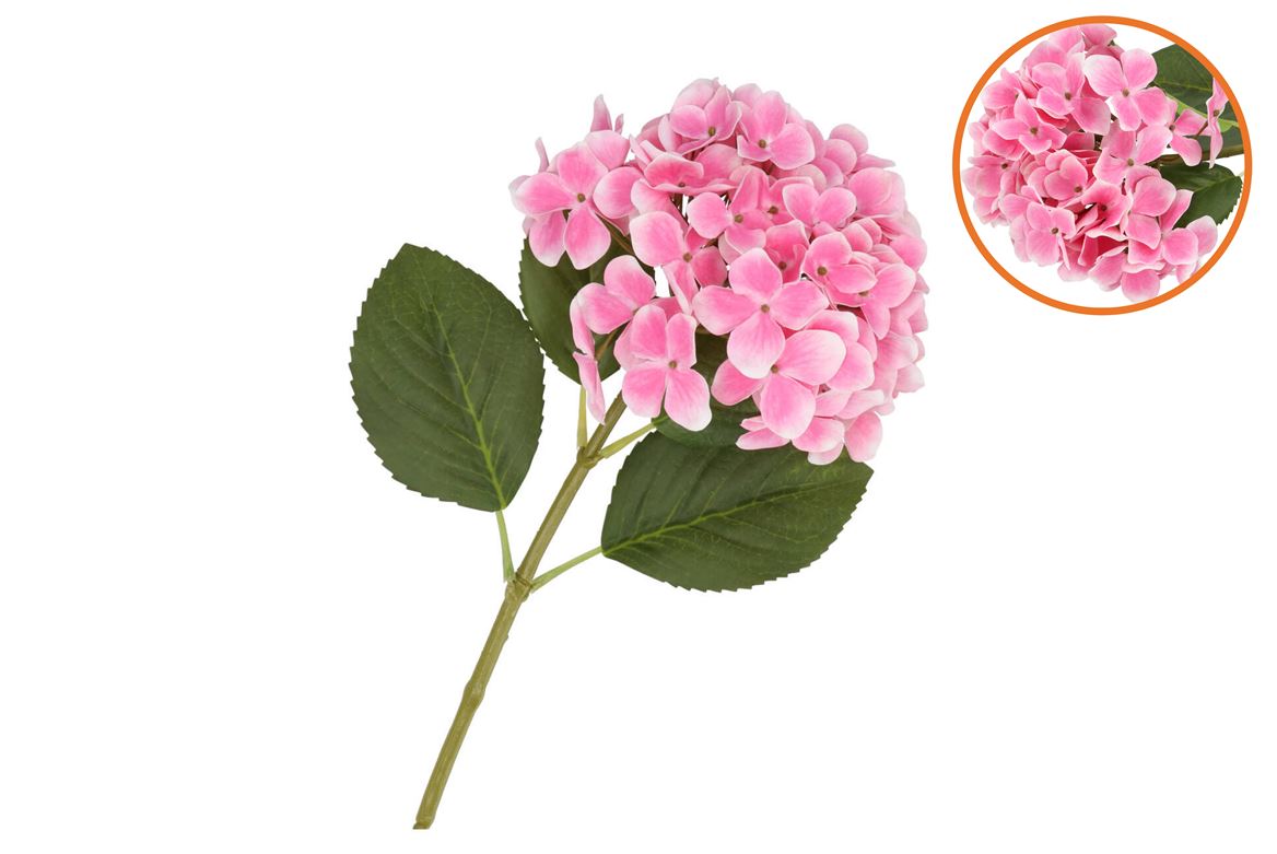 Silk Hydrangea Pink 23x64cm