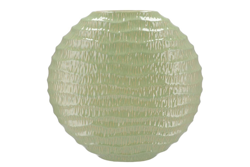 Lima Pistache Vase Oval 51x17x50cm