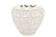 Lima White Vase Carve 30x30x28cm