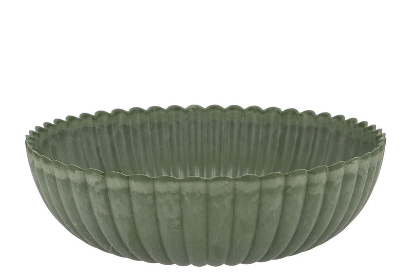 Melamine Lisa Green Bowl 30x30x9cm