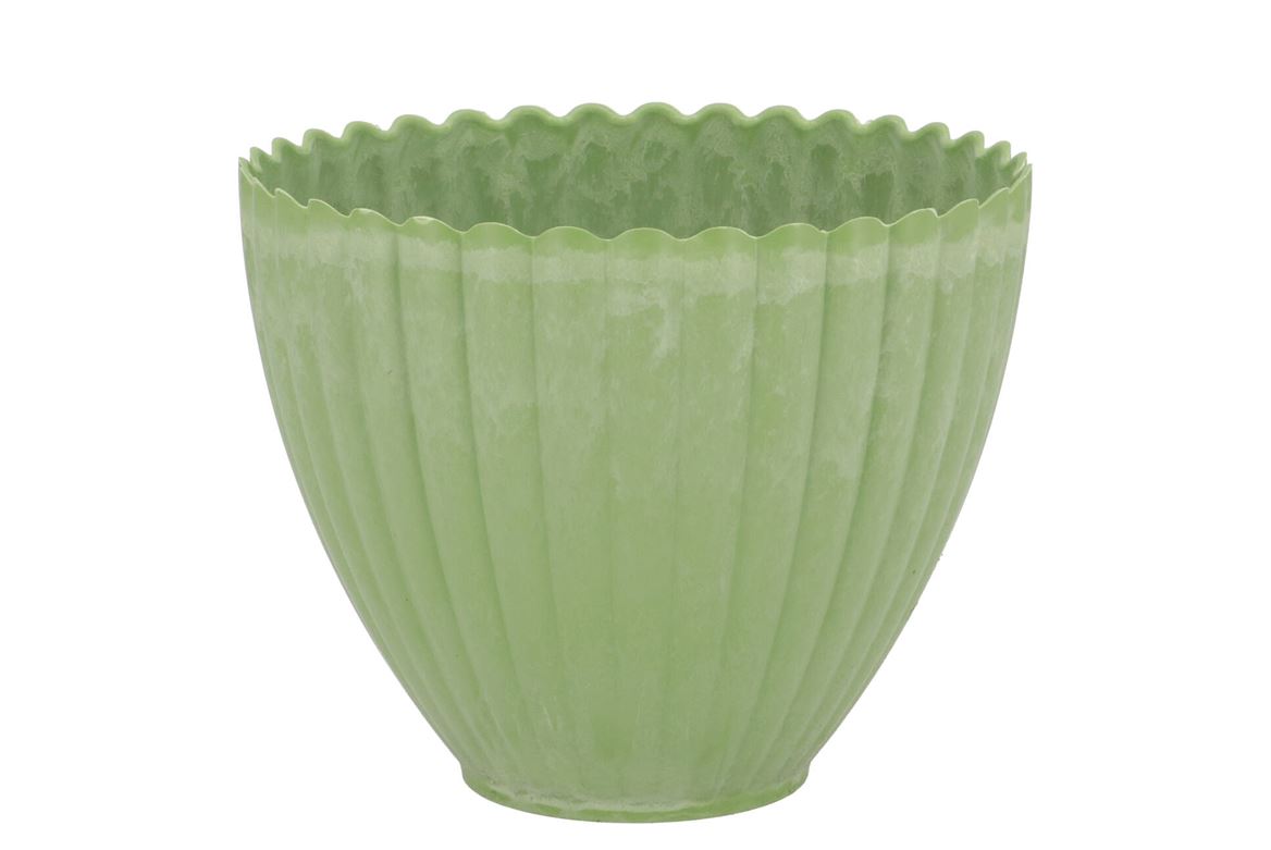 Melamine Lisa Pistache Pot 16x7x13cm