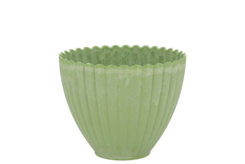 Melamine Lisa Pistache Pot 11x8x11cm