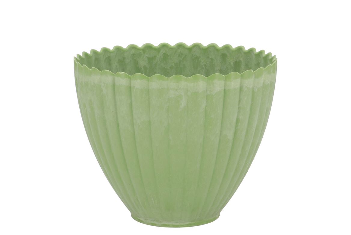 Melamine Lisa Pistache Pot 13x10x12cm