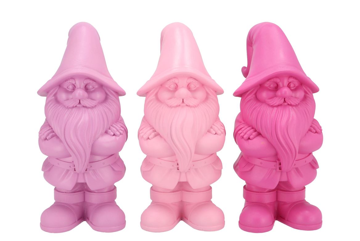 Gnome Dutch Pink Mix Ass 25cm