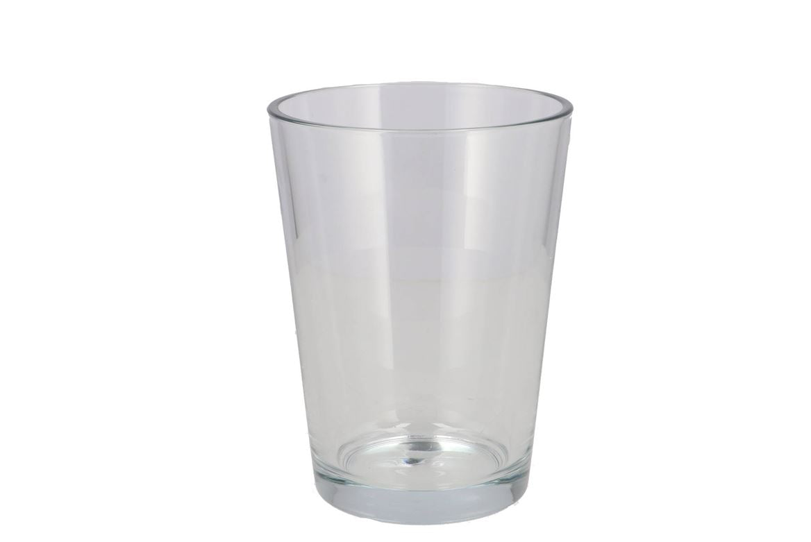 Glas Vaas Konisch Heavy H20xd15 Cm