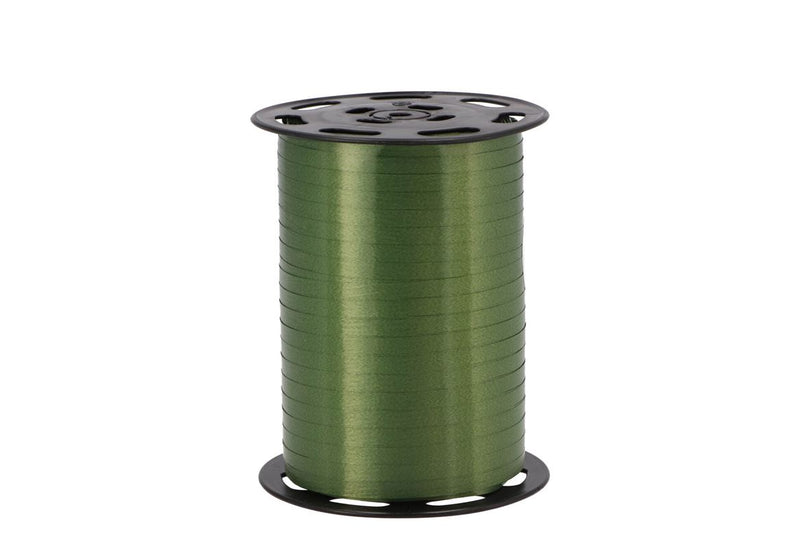 Ribbon Curl 5mm 500 Mtr Moss Green