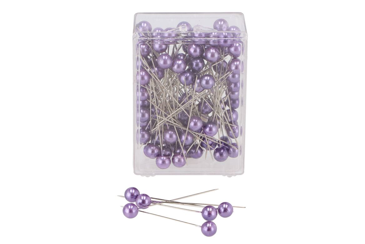 Perles Épingles Vieux Rose 1cmx6,5cm Par 100 Pièce